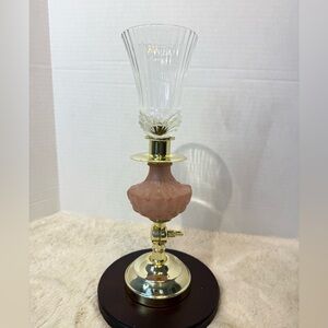 Vintage 2-way adaptable candle holder, wall mounted or free standing pillar